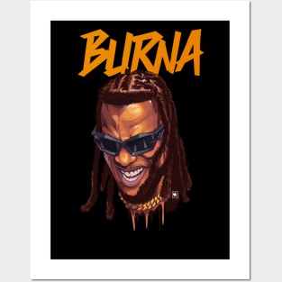 Burna Boy Design art Design T-Shirt Hoodie Stickers Posters and Art